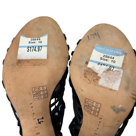 Elie Tahari Opera Black Womens Sandals - 10 - Picture 5 of 7